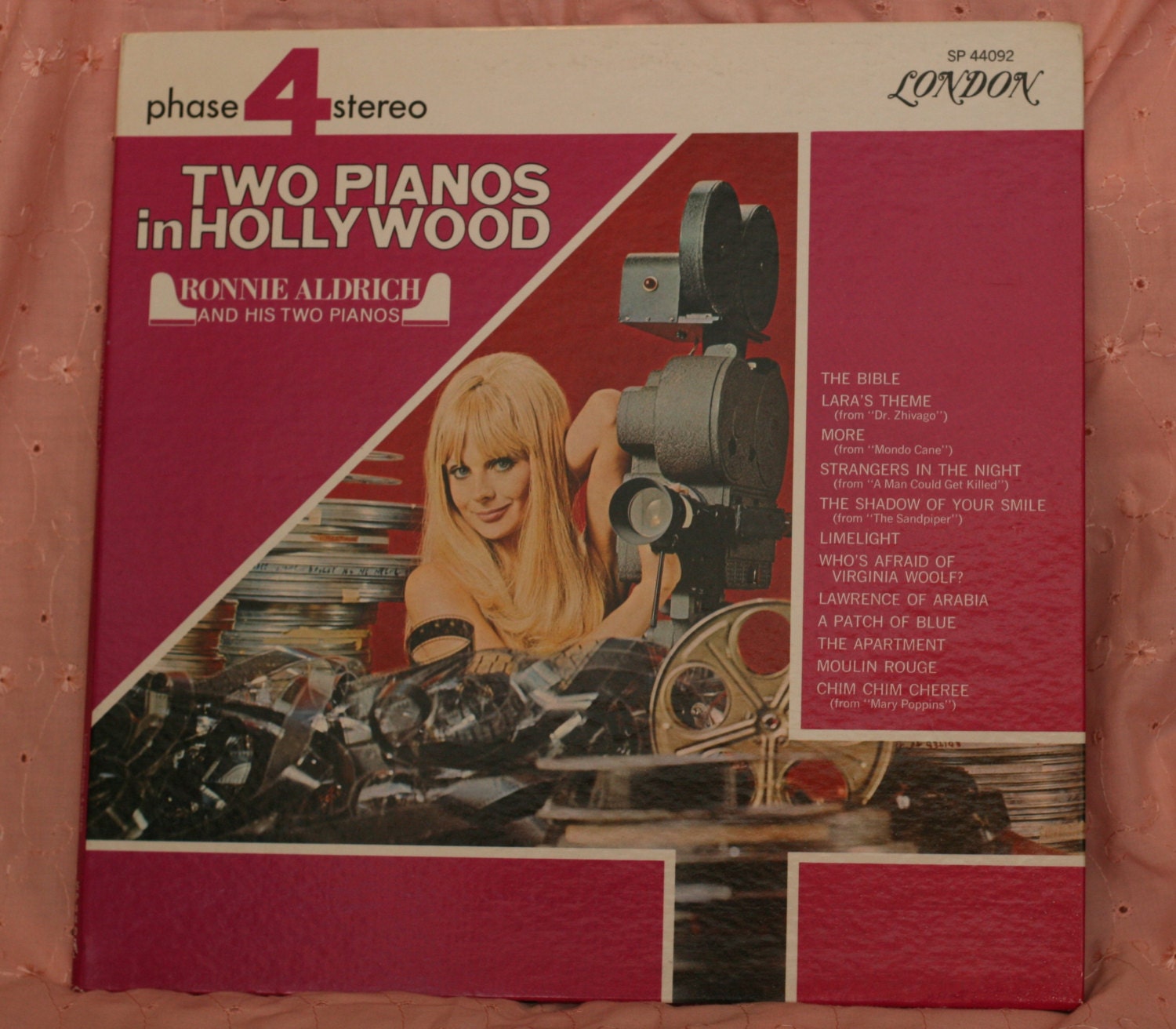 Ronnie Aldrich And His Two Pianos - Two Pianos In Hollywood 1967, Vintage Vinyl, Record, LP