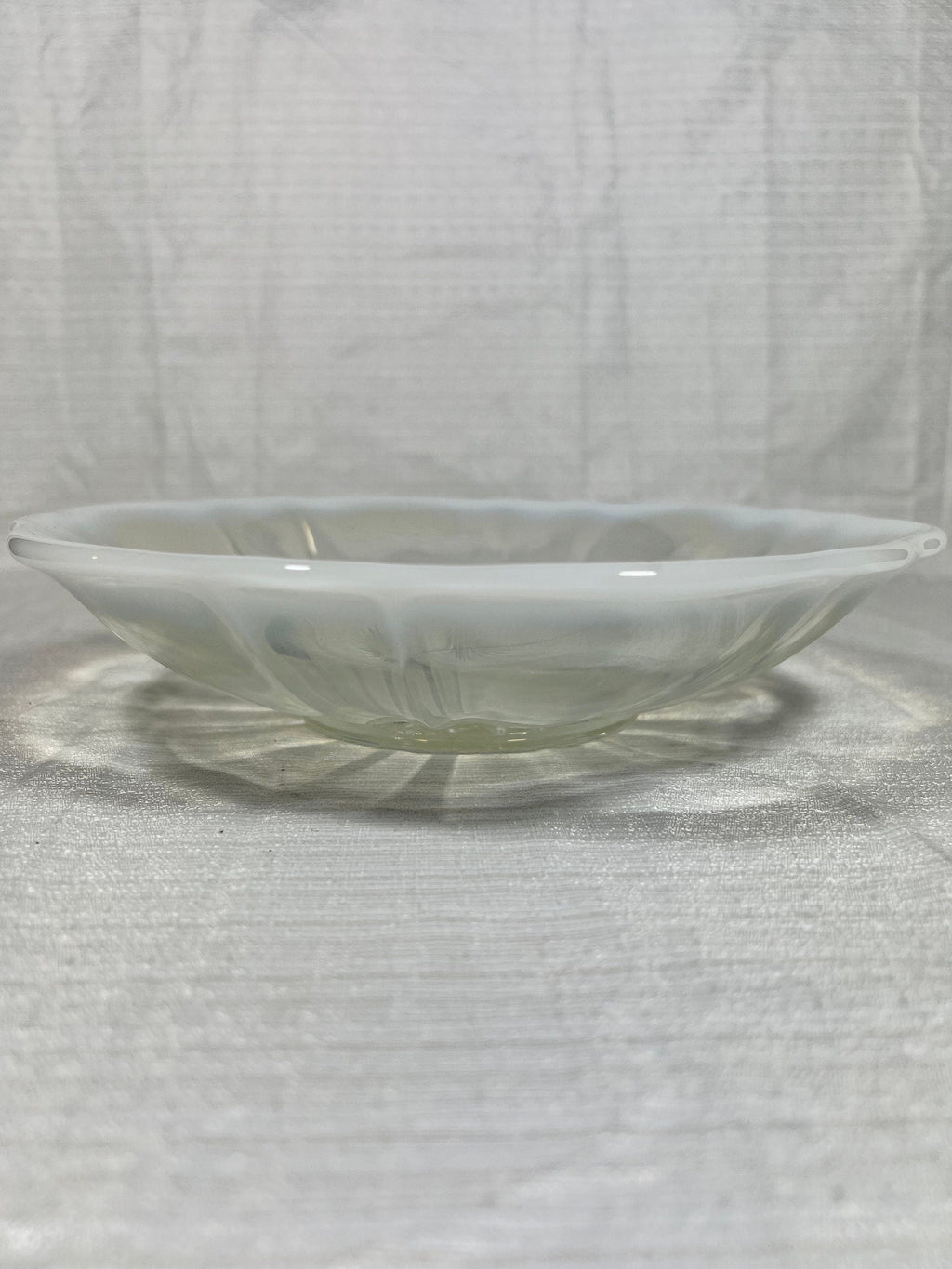 Vintage Opalescent Flower Shaped Bowl