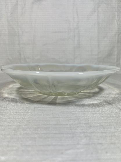 Vintage Opalescent Flower Shaped Bowl