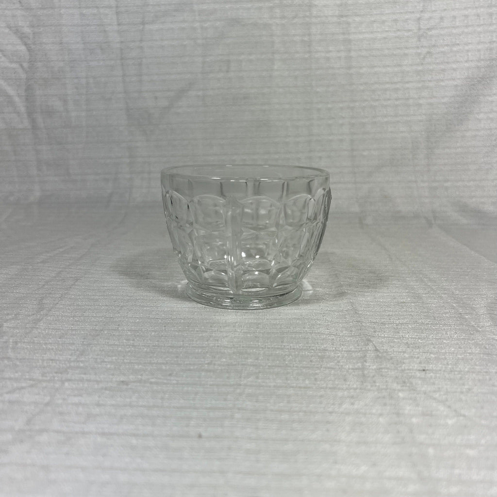 Vintage Indiana Glass Nut Bowl Constellation Pattern - some flea bites at the seams