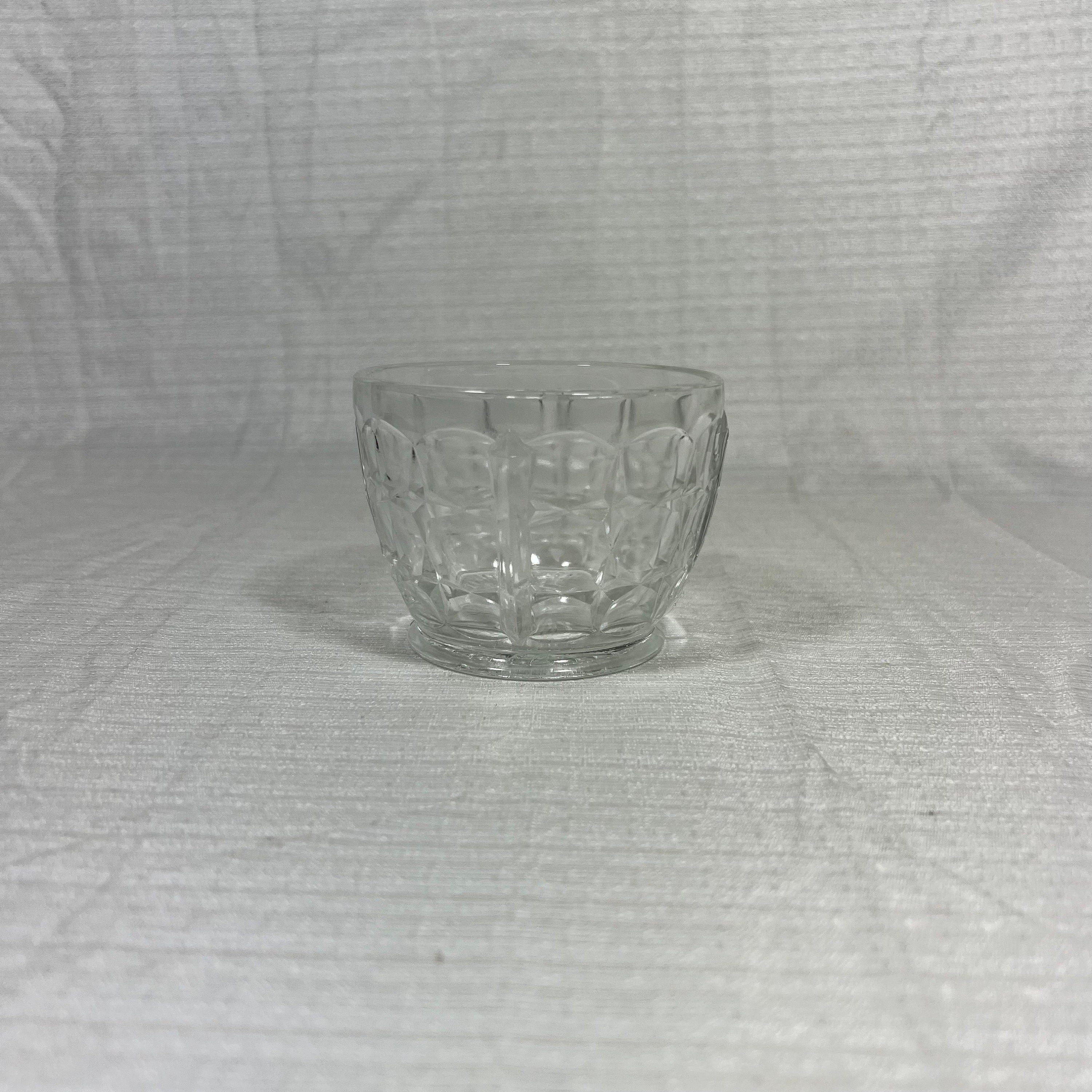 Vintage Indiana Glass Nut Bowl Constellation Pattern - some flea bites at the seams