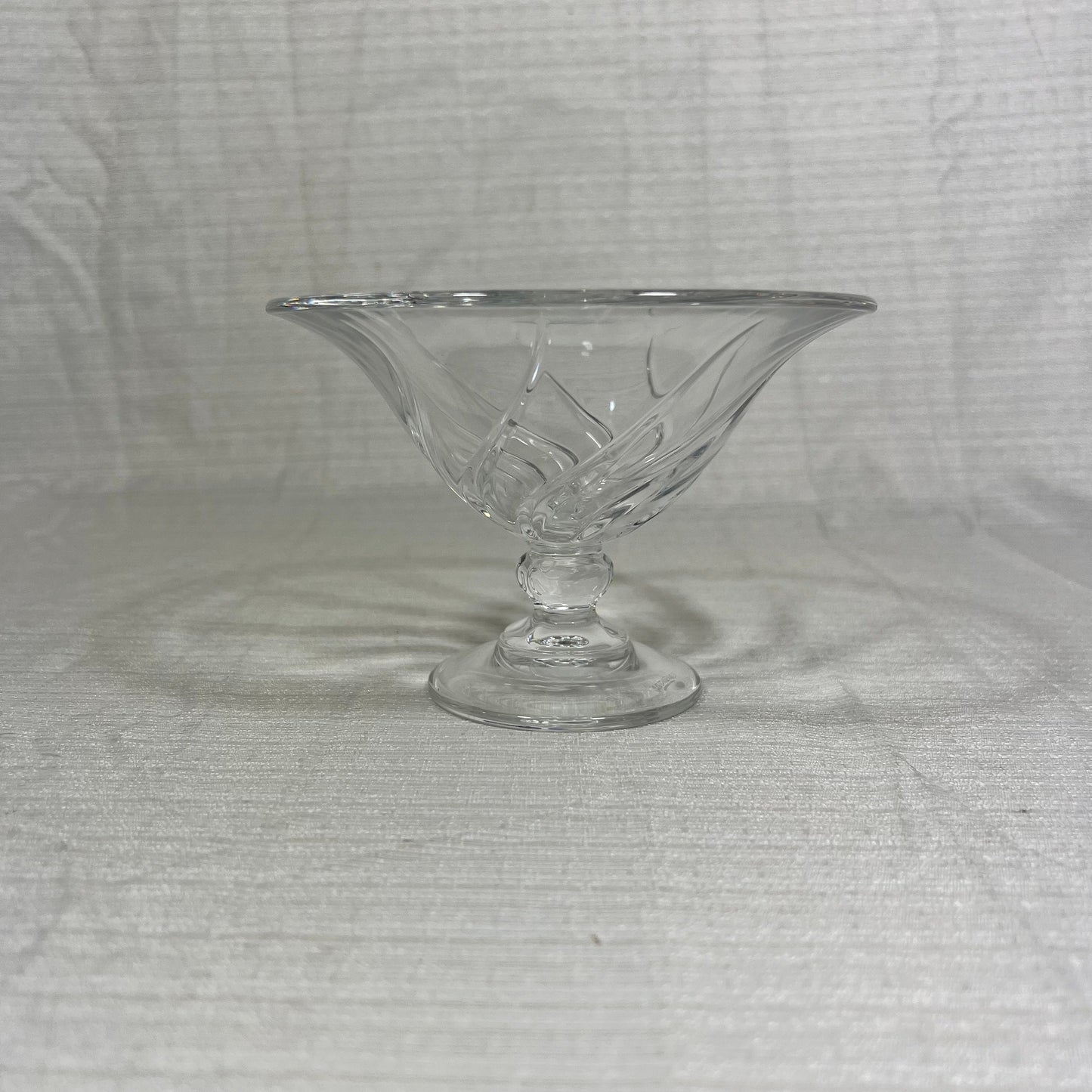 J.G. Durand Princess House Pedestal Swirl Candy Dish