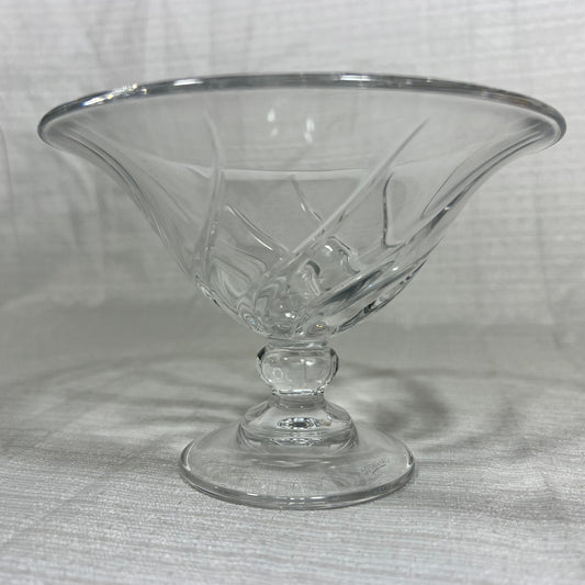 J.G. Durand Princess House Pedestal Swirl Candy Dish