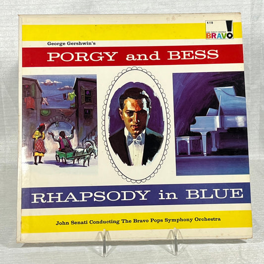 Bravo! George Gershwin's Porgy and Bess Rhapsody in Blue Record - Vintage vinyl, record, album