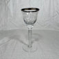 Vintage Silver Rimmed Sherry Glass