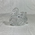 Crystal Clear Leaded Crystal Small Swan Trinket Dish