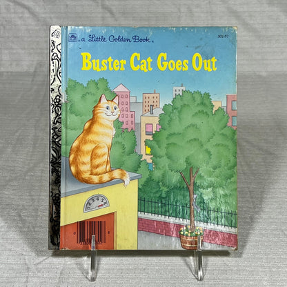 a Little Golden Book Buster Cat Goes Out