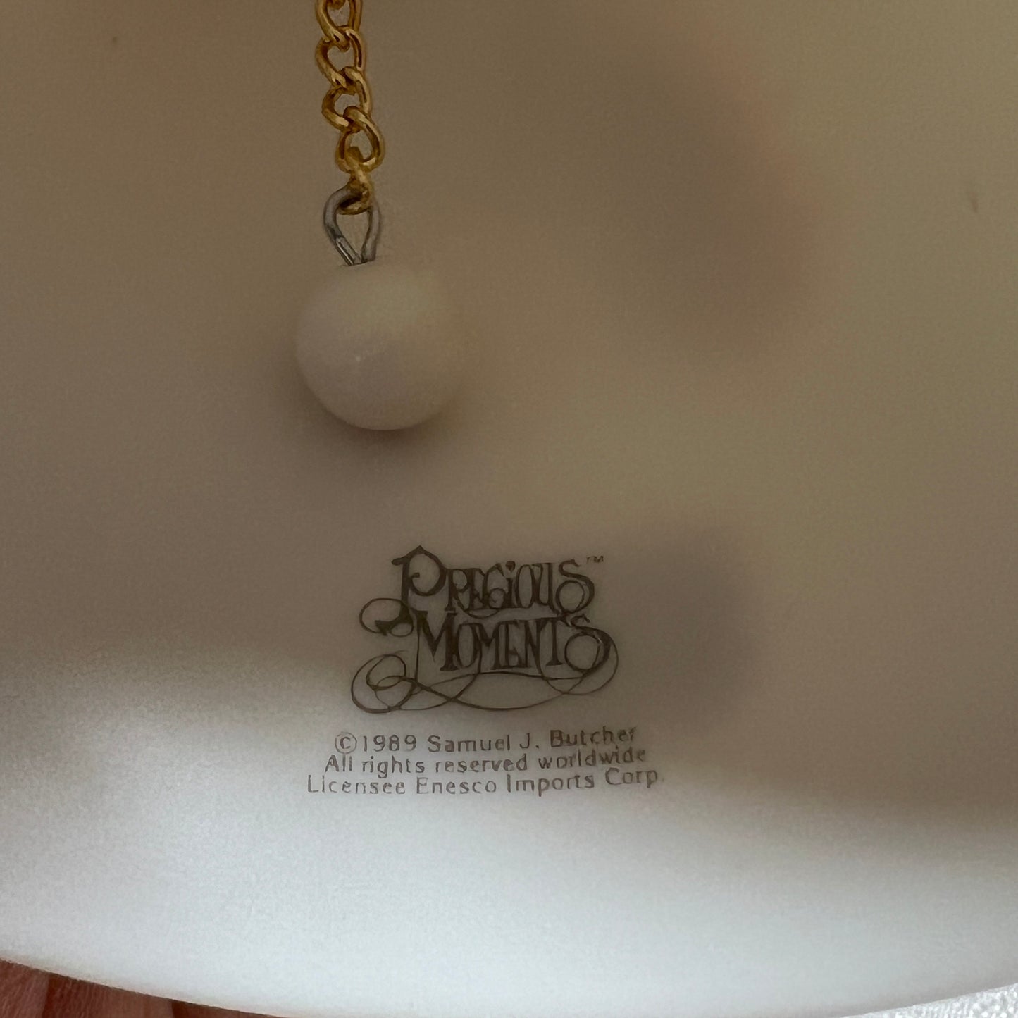 Vintage Enesco Precious Moments 40th Anniversary Ceramic Bell