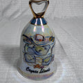 Vintage Iridescent Ceramic Stingray Cayman Islands Bell