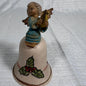 Vintage Brittle Plastic Christmas Angel Bell