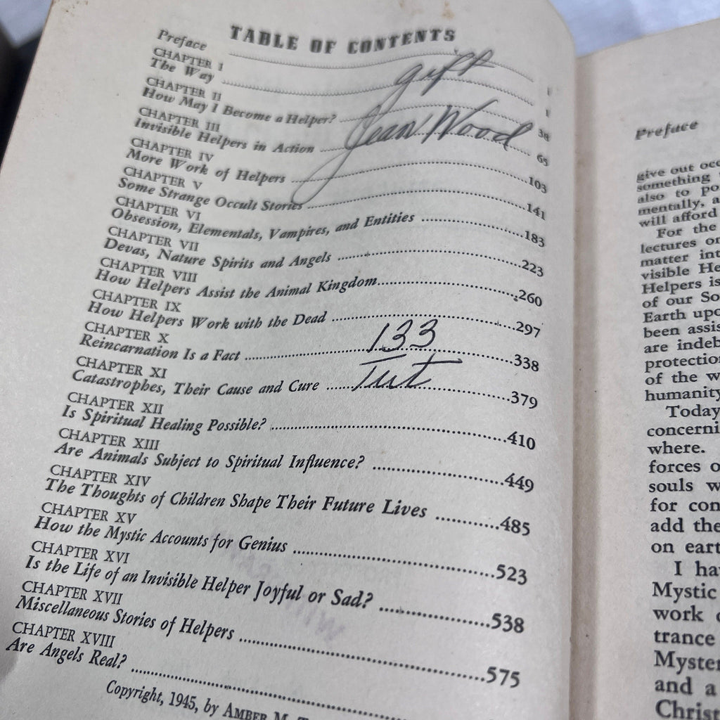 The Work of Invisible Helpers by Amber M. Tuttle 1945