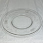 Vintage Etched Glass Salad Plate