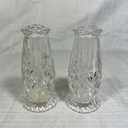 Gorham King Edward Lead Crystal Salt and Pepper Shakers