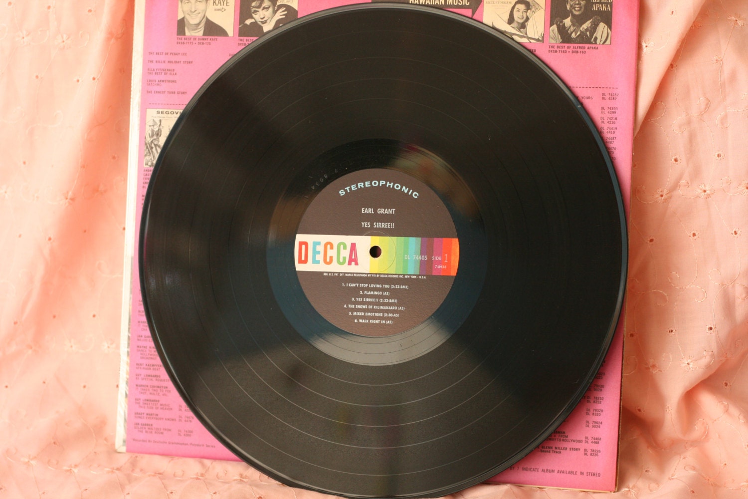 Earl Grant - Yes Sirree! 1963 Vintage Vinyl, Record, Album, LP