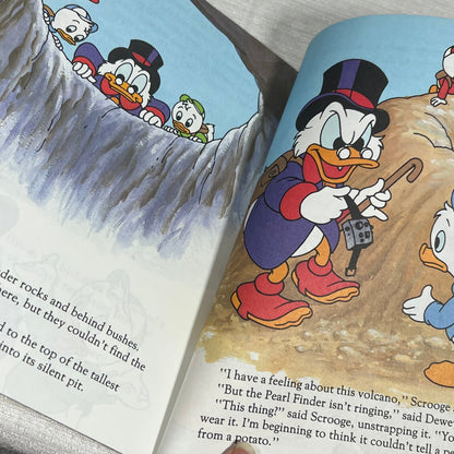 a Little Golden Book Disney's DuckTales The Hunt for the Giant Pearl