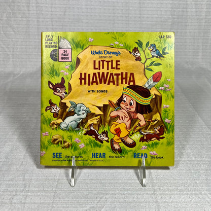 Walt Disney's Story of Little Hiawatha See Hear Read Record and Book Set - BOOK ONLY, no record