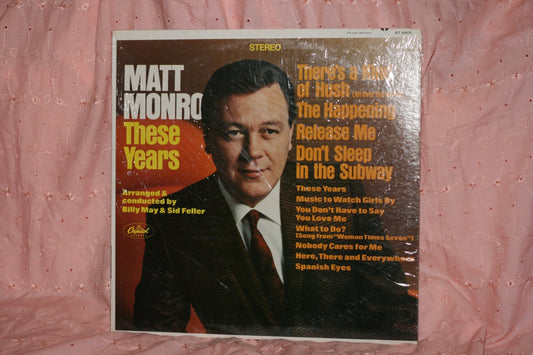 Matt Monro - These Years, Record, Album, Vinyl, LP