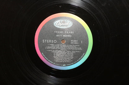 Matt Monro - These Years, Record, Album, Vinyl, LP