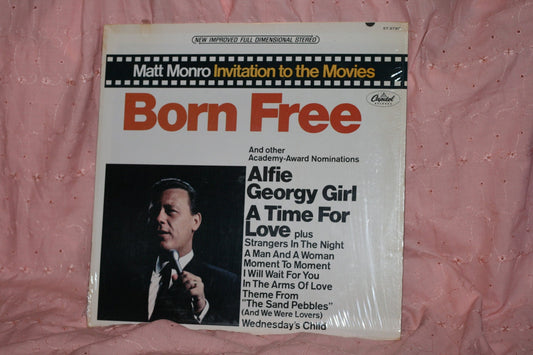 Matt Monro - Born Free (Invitation To The Movies), Vinyl, LP, Record, Album