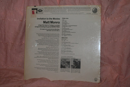 Matt Monro - Born Free (Invitation To The Movies), Vinyl, LP, Record, Album