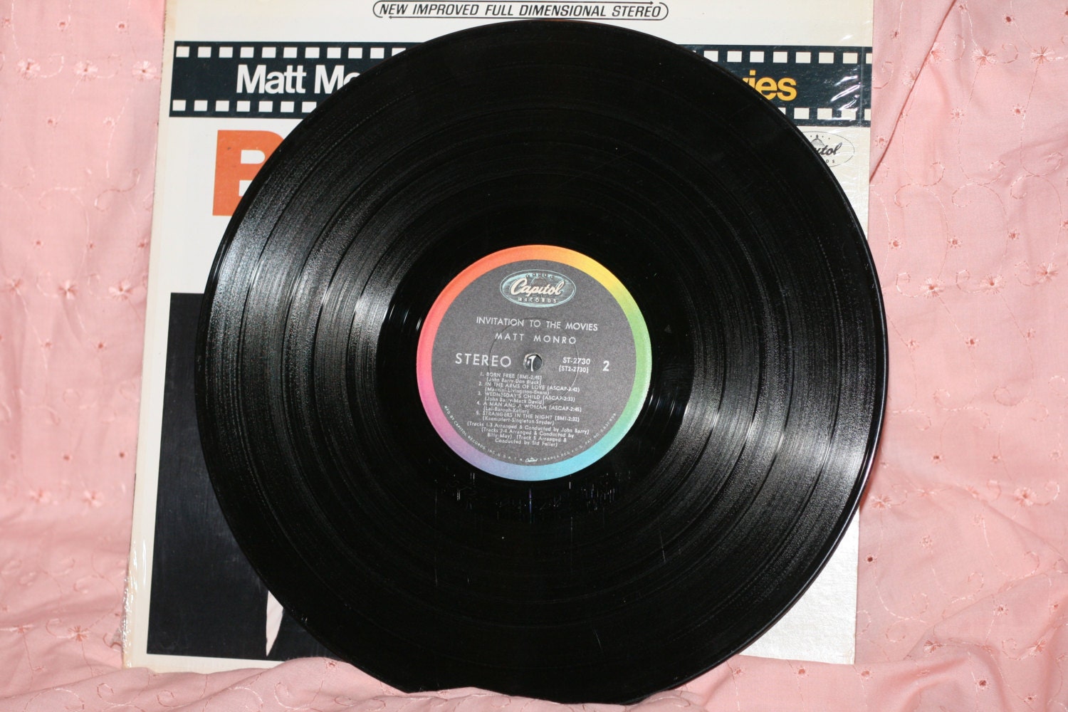 Matt Monro - Born Free (Invitation To The Movies), Vinyl, LP, Record, Album