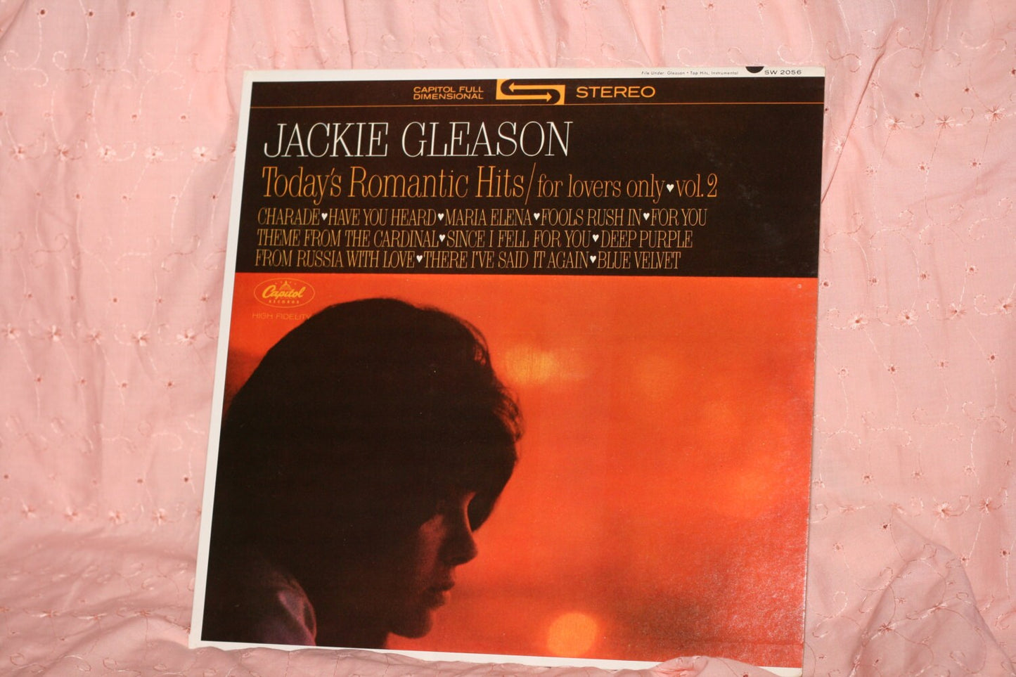 Jackie Gleason - Today's Romantic Hits - For Lovers Only - Vol 2, Record, Album, LP, Vinyl