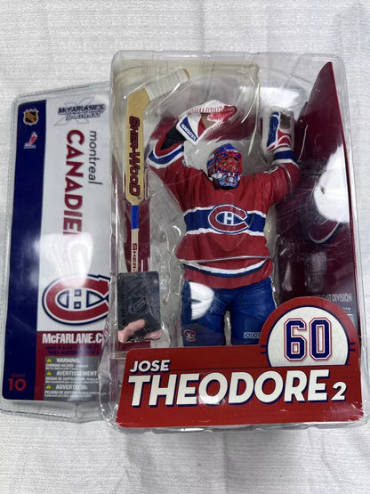 McFarlane JOSE THEODORE 2 Montreal Canadiens NHL Figure Series 10 2005