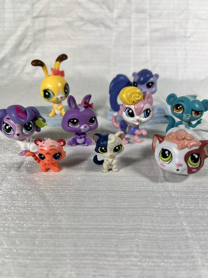 Littlest Pet Shop Figures lot of 9