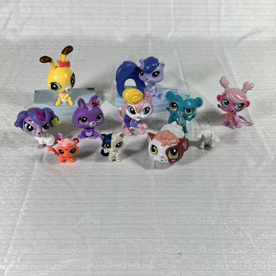 Littlest Pet Shop Figures lot of 9