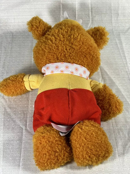 Disney Store Muppet Babies Baby Fozzie Plush Stuffed Animal 12”