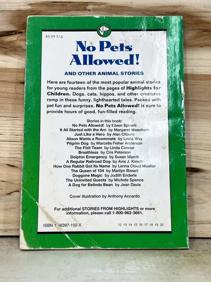 No Pets Allowed! by Highlights for Children (1992, Trade Paperback)