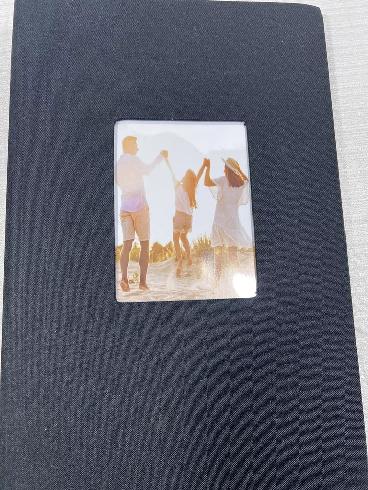 Photo Album - Black Linen Cover, holds 300 photos