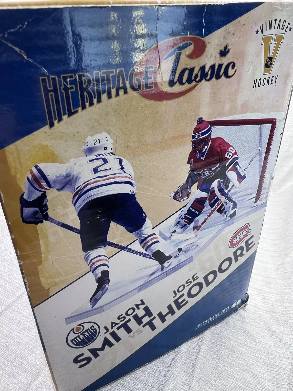 2004 McFARLANE NHL SERIES 9 JASON SMITH , JOSE THEODORE HERITAGE CLASSIC