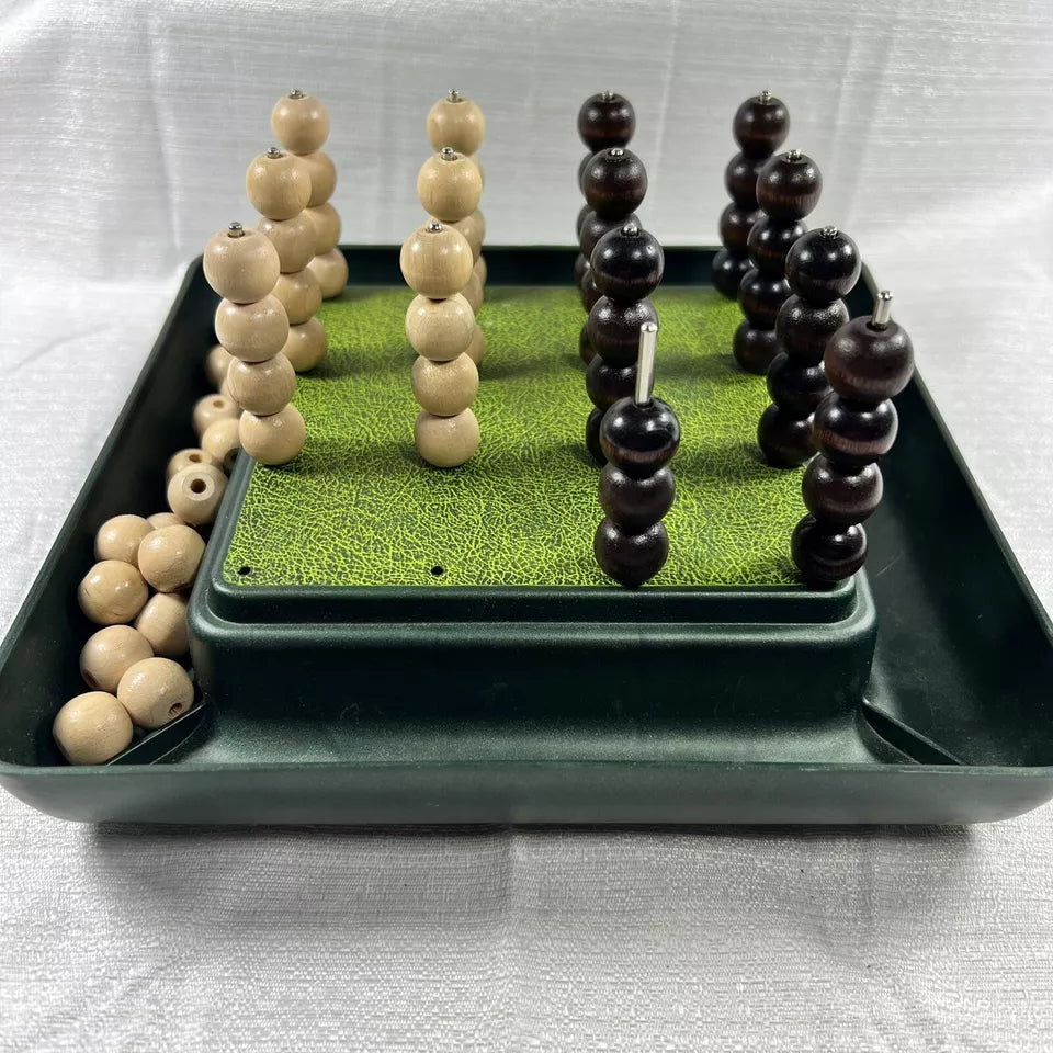 Score Four Vintage Family Board Game Three Dimensional 1968 Not Complete