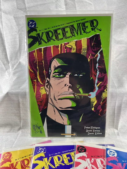 Skreemer 1 - 6 DC Comics 1989 Complete Set Peter Milligan Steve Dillon