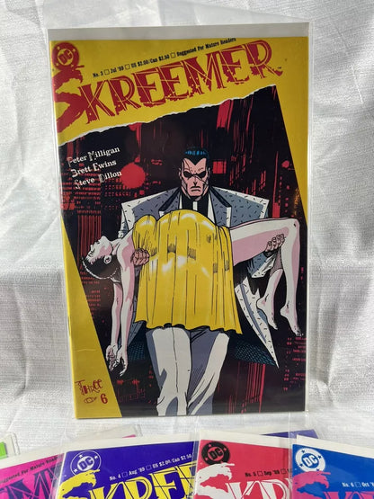 Skreemer 1 - 6 DC Comics 1989 Complete Set Peter Milligan Steve Dillon