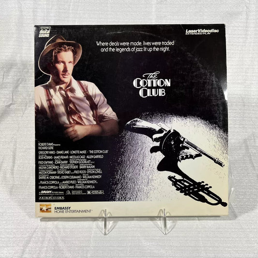 THE COTTON CLUB Laserdisc Movie, With RICHARD GERE