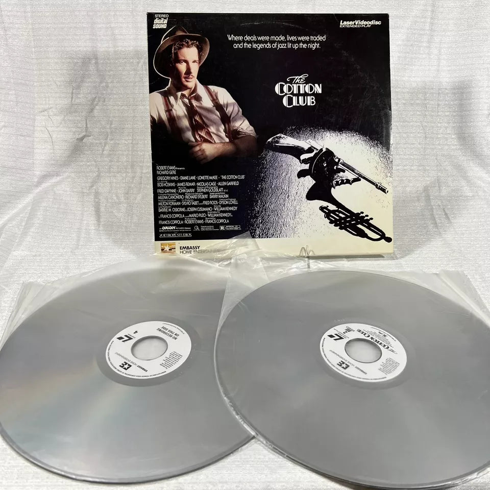 THE COTTON CLUB Laserdisc Movie, With RICHARD GERE