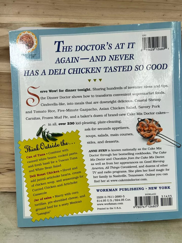 The Dinner Doctor by Anne Byrn (2003, Trade Paperback)