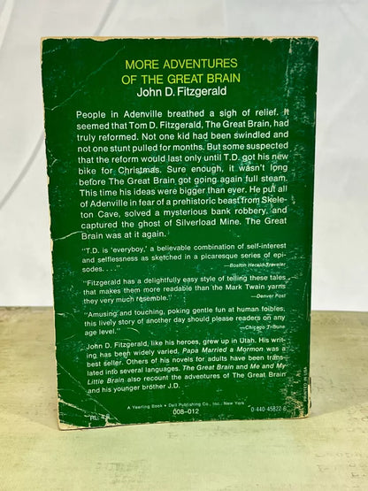 More Adventures of the Great Brain (Great Brain, Book 2) by John D. Fitzgerald