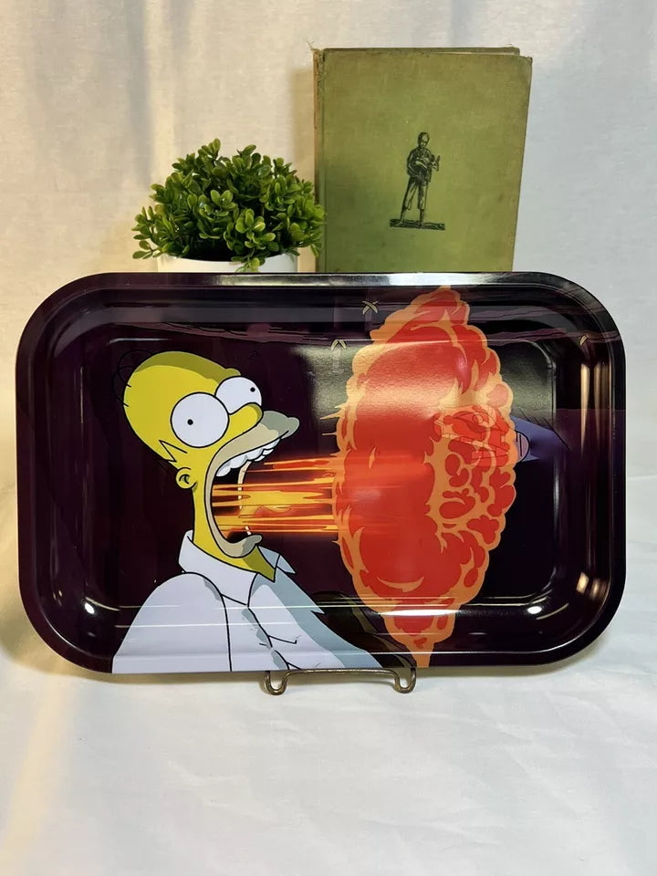 The Simpsons 7" X 11" Rolling Tray - Homer Simpson